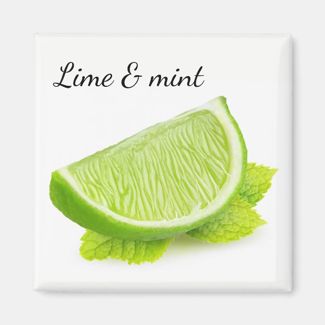 Lime & mynt magnet (Framsidan)