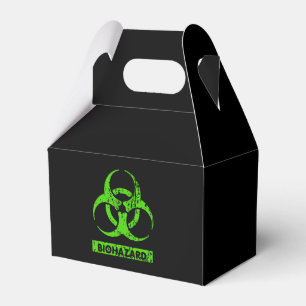 Lime Neon Grön Bio-Hazard Kemikalier Grafik Presentaskar
