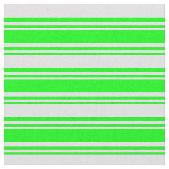 Lime och Lavender Färgad Linjer Tyg (Närbild)