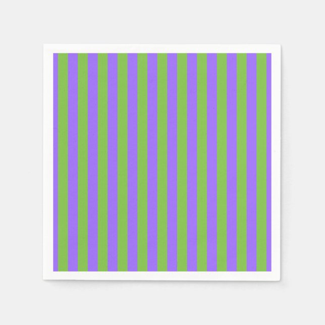 Lime och Lavender Rand Pappersservett (Framsidan)