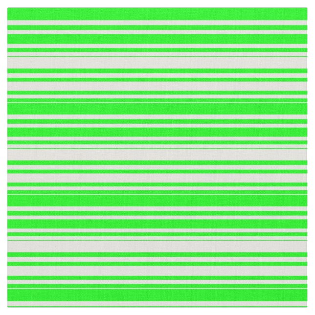 Lime och Light Cyan Färgad Linjer Tyg (Närbild)