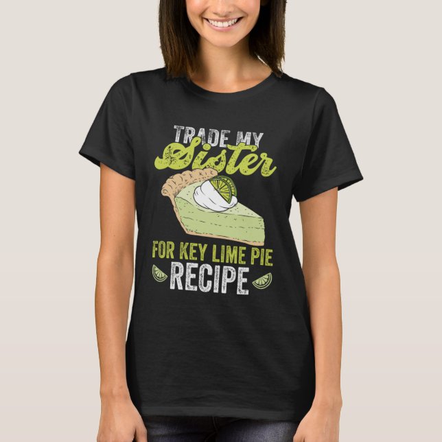 Lime Paj Baker och Lemon Tart för Florida Nyckel L T Shirt (Framsida)