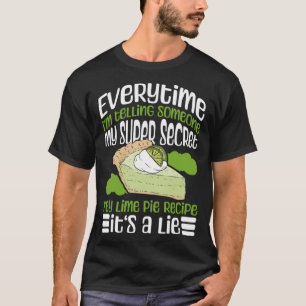 Lime Paj Dessert och Nyckel Lime Paj Lemon Tart T Shirt