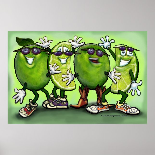 Lime Party Poster (Framsidan)