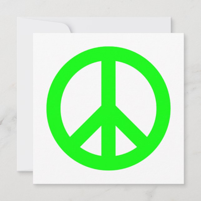 Lime Peace Symbol (Framsida)