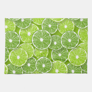 Lime pop kökshandduk