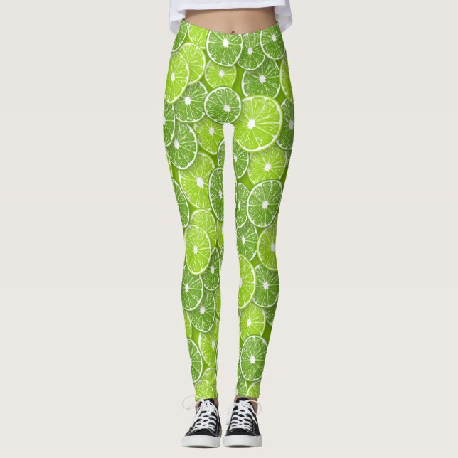 Lime pop leggings (Framsida)