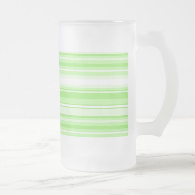 Lime rand frostat ölglas (Höger)