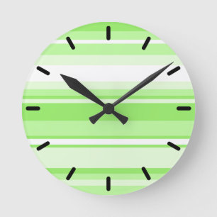 Lime rand rund klocka