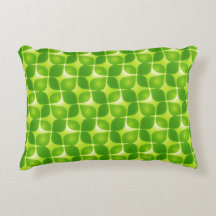 Lime Raspberry Reversible Retro accent Pillow