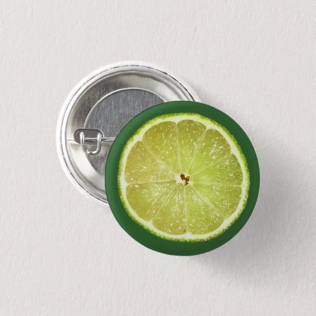Lime-segment Knapp (Framsida & baksida)