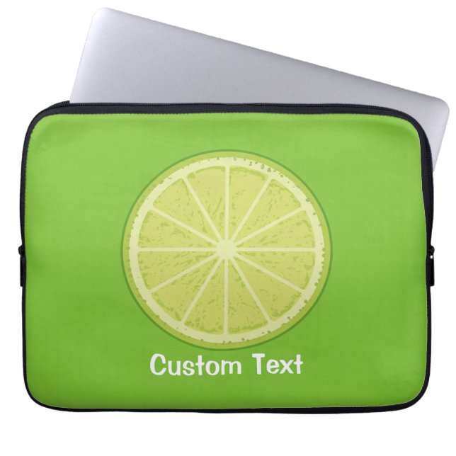 Lime-segment Laptop Fodral (Framsidan)