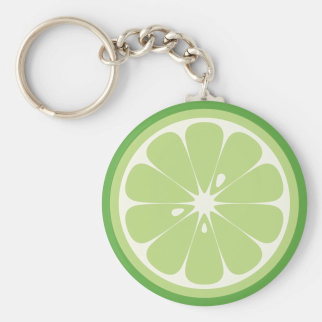 Lime-segment Nyckelring (Framsidan)