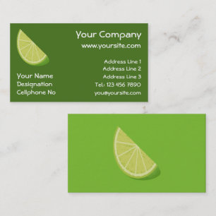 Lime-segment Visitkort