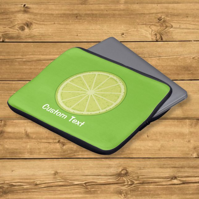 Lime skiva laptop fodral (Skapare uppladdad)