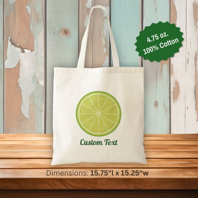 Lime skiva tygkasse (Skapare uppladdad)