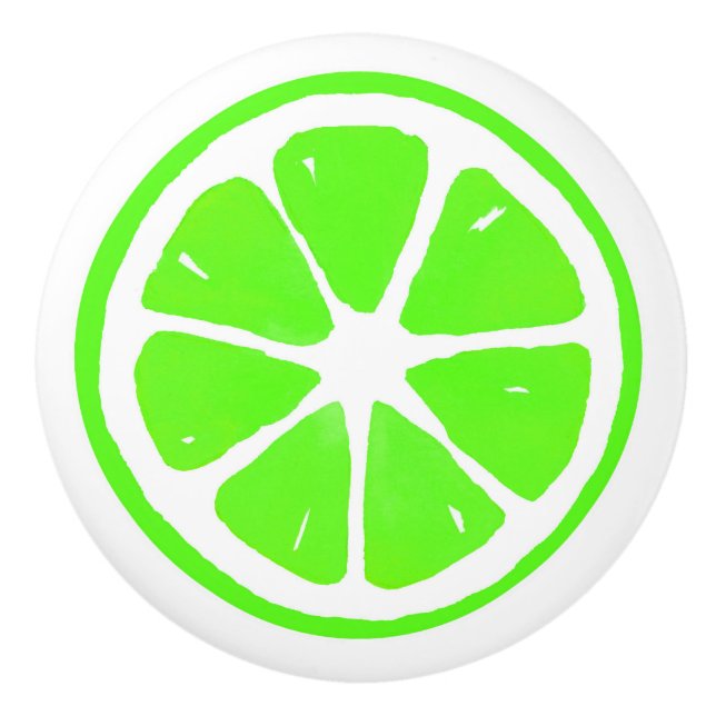 Lime skiva  Vuxen  Knopp (Framsidan)