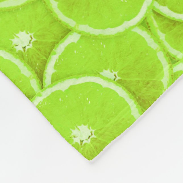 Lime skivor fleecefilt (Hörn)
