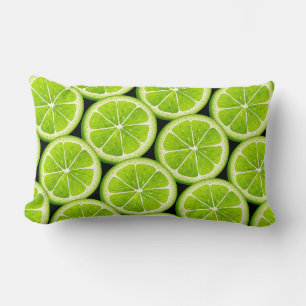 Lime Skivor Kudde
