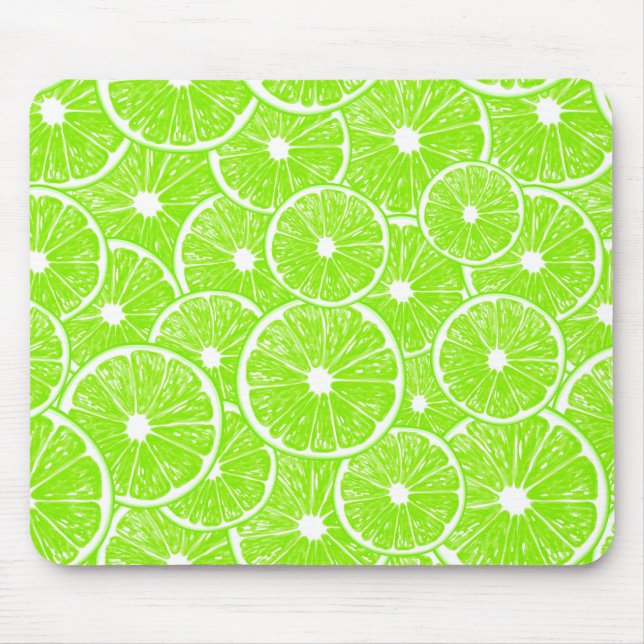 Lime-skivor mönster musmatta (Framsidan)