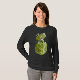 Lime Slice Dancer Art Långärmad T Shirt