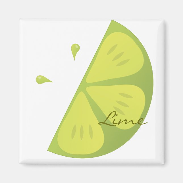 Lime SLice Magnet (Framsidan)