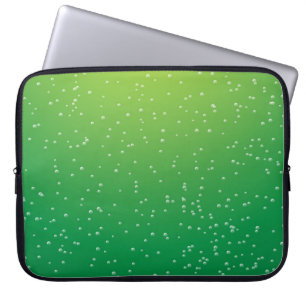 Lime Soda med små bubblor - bakgrundskonst Laptop Fodral