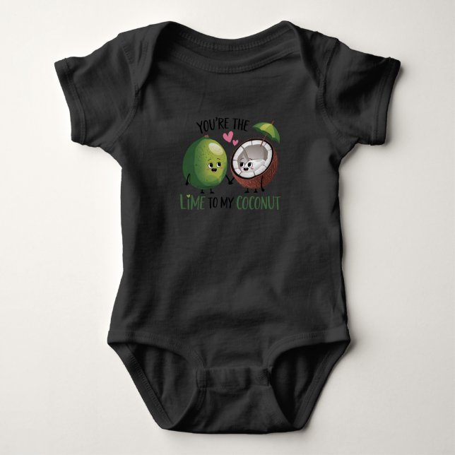 Lime till min kokosbaby t shirt (Framsida)