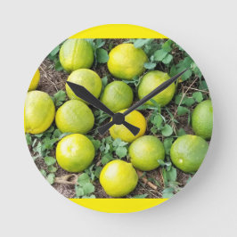 LIME TIME RUND KLOCKA