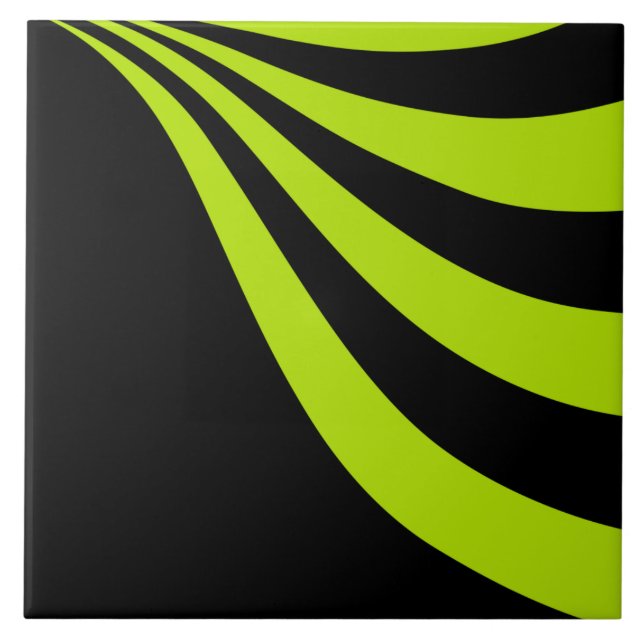 Lime Wave Kakelplatta (Framsidan)
