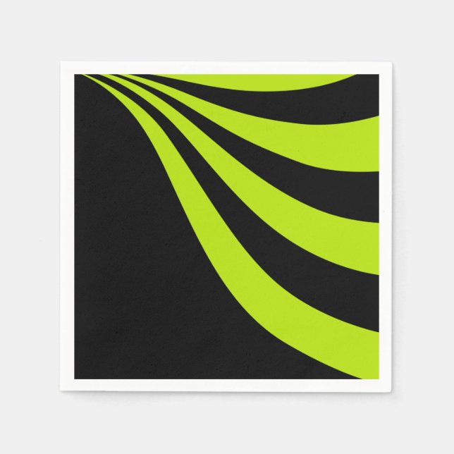 Lime Wave Pappersservett (Framsidan)
