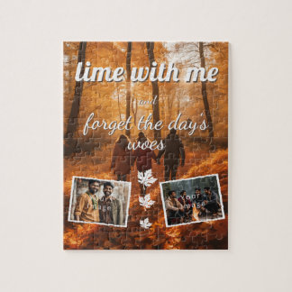 lime with me, forget the day's woes Foto Vorlag Pussel