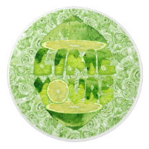Lime Yours Ceramic Knob Large
