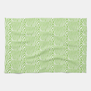LIME ZEBRA MÖNSTRAD KÖKSHANDDUK