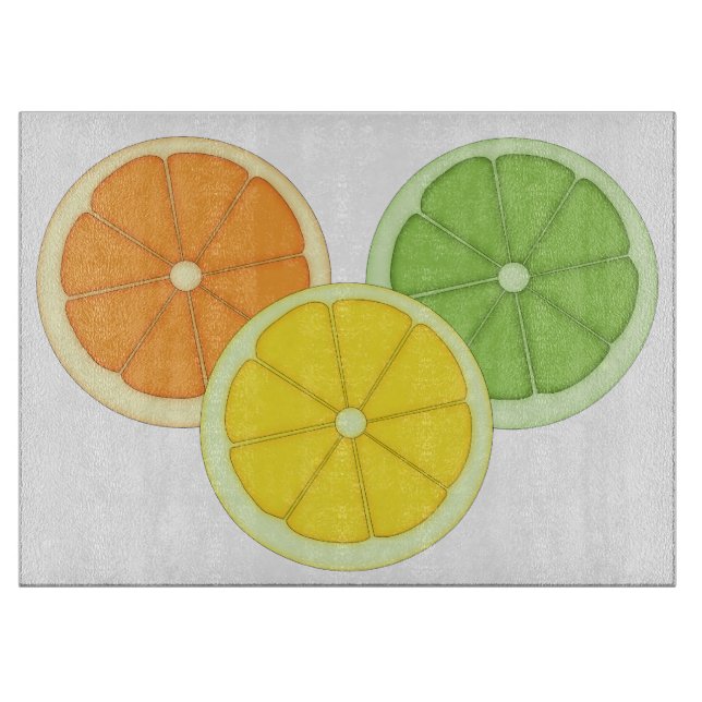 Limefrukt, citron och orange (Framsidan)