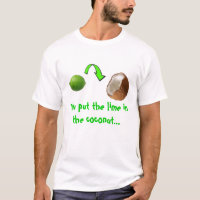 limefrukt i kokosnöten
