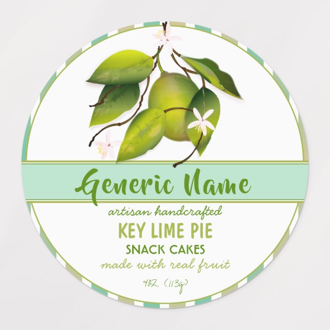 Limefrukt Klistermärke (Design 1)