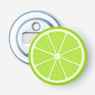 Limefrukt Stylized fruktskiva Flasköppnare