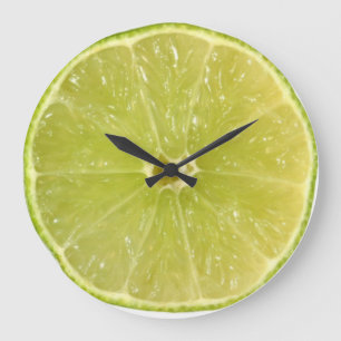Limefrukt tar tid på stor klocka