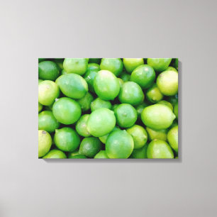 Limefruktfotokanfas Canvastryck