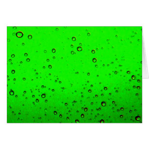 Limefruktgrönt bubblar kortet hälsningskort