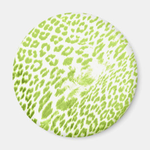 LimefruktLeopardtryck Magnet
