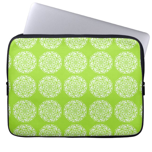 LimefruktMandala Laptop Sleeve (Framsidan)