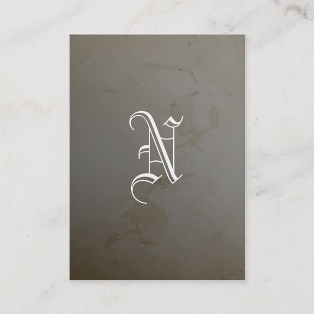 LimefruktMonogram Visitkort (Framsida)