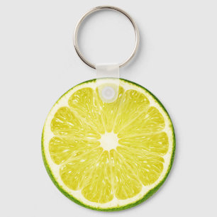 Limefruktskiva Nyckelring