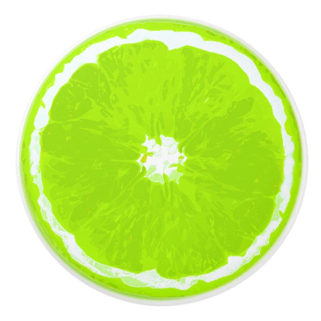 LimefruktskivaDigital målning Knopp (Framsidan)