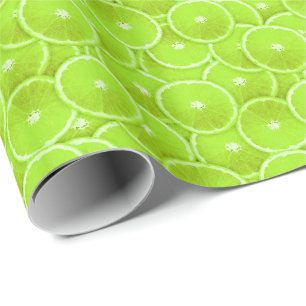 Limefruktskivor Presentpapper