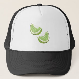 Limefruktskivor Truckerkeps
