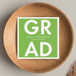 Limegrön | Bold Grad Studenten Pappersservett