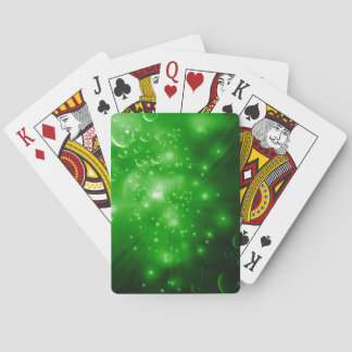 Limegrön galaxburst spelkort